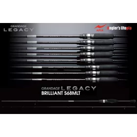   Apia Grandage Legacy Brilliant S68MLT 2,03m 1-10gr 2 Pezzi Canna da Spinning
