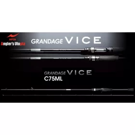   Apia Grandage Vice C75ML Cast 2,26m 3-18gr Canna da Spinning in 2 Pezzi
