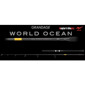   Apia Grandage World Ocean 7812HHH 2,34m Max 220gr 2 Pezzi Canna da Spinning