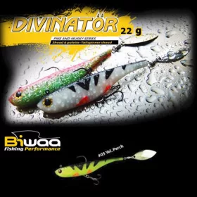   Biwaa Divinator Medium 18cm 35gr 05 Yellow Perch Spinnertail 1db