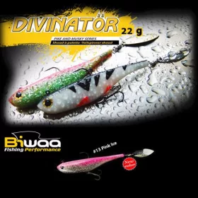 Biwaa Divinator Medium 18cm 35gr 13 Pink Ice Spinnertail 1db