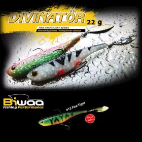   Biwaa Divinator Junior 14cm 22gr 12 Fire Tiger Spinnertail 1db