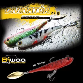   Biwaa Divinator Junior 14cm 22gr 20 Chili Tiger Spinnertail 1db