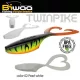 Biwaa Twinpike 15cm 24gr 02 Pearl White Gumihal 3db