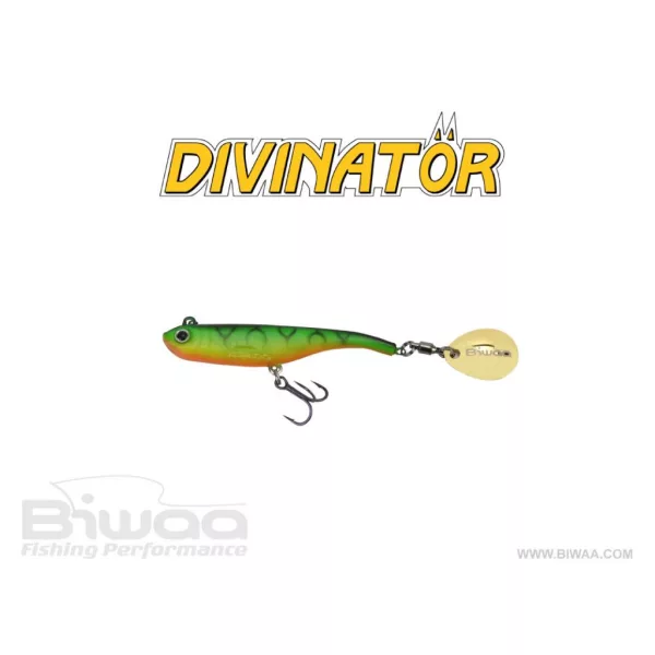 Biwaa Divinator Mini 9,5cm 9gr 12 Fire Tiger Spinnertail 1db