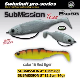 Biwaa Submission 13cm 16 Red Tiger Gumihal 3db