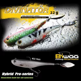 Biwaa Divinator Junior 14cm 22gr 22 Hitch Spinnertail 1db