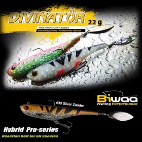  Biwaa Divinator Junior 14cm 22gr 30 Silver Zander Spinnertail 1db