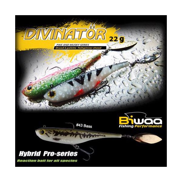 Biwaa Divinator Junior 14cm 22gr 43 Bass Spinnertail 1db