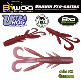 Biwaa Ultra Hog 10cm 102 Cinnamon Gumi Műcsali 8db