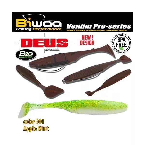 Biwaa Deus 10cm 301 Apple Mint Esche in plastica 7pz