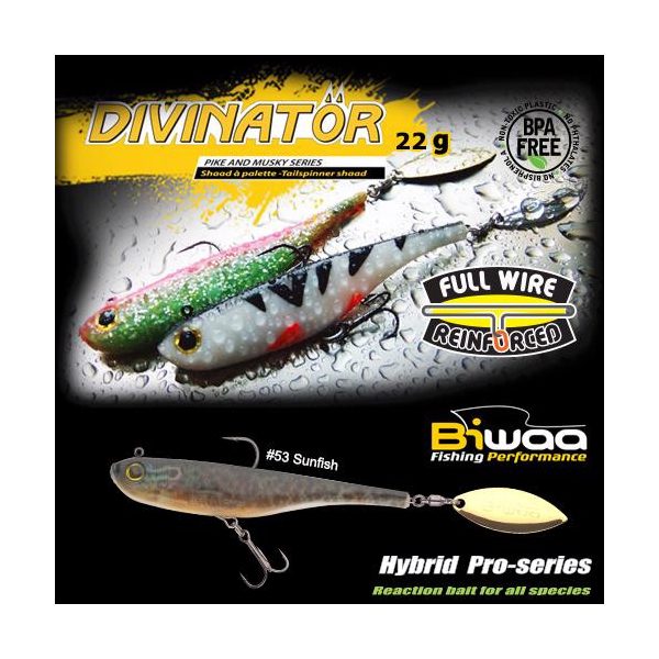Biwaa Divinator Junior 14cm 22gr 53 Sunfish Spinnertail 1db