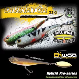   Biwaa Divinator Medium 18cm 35gr 50 Red Horse Spinnertail 1db