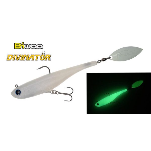 Biwaa Divinator Junior 14cm 22gr 104 UV White Spinnertail 1db