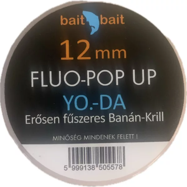 BaitBait Yoda Boiles Fluo Pop Up 12mm 30gr