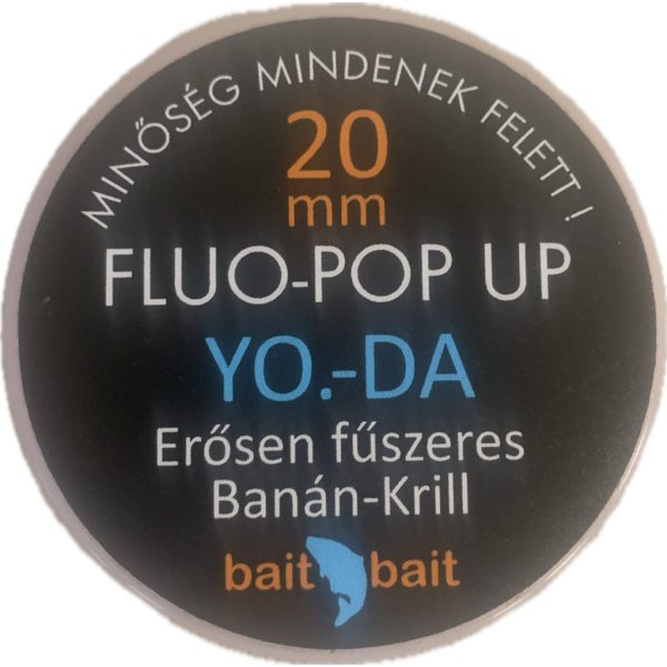 BaitBait Yoda Boiles Fluo Pop Up 20mm 50gr