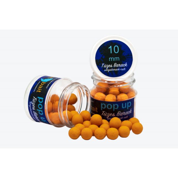 BaitBait Tüzes Barack Fluo Pop Up Boilies 10mm 20gr
