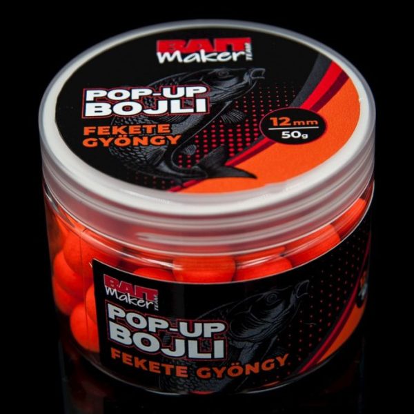 Bait Maker 12mm Pop Up Perla Nera 50gr