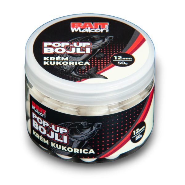 Bait Maker 12mm Pop Up Mais Crema 50gr