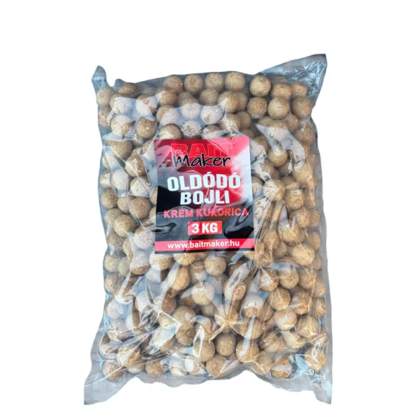 Bait Maker 24mm Krém Kukorica Oldódó Bojli 3kg