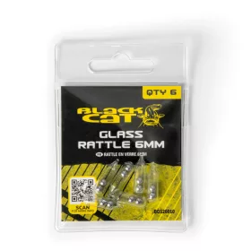   Black Cat Glass Rattle 6mm Sonaglio per esche artificiali 6 pezzi