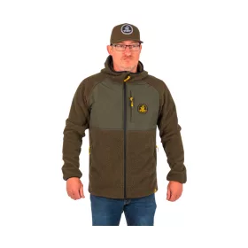 Black Cat Polar Fleece Felpa con Cappuccio XL