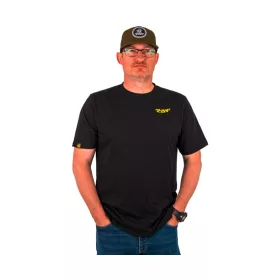 Black Cat Chase Dreams Black Tee T-shirt 2XL