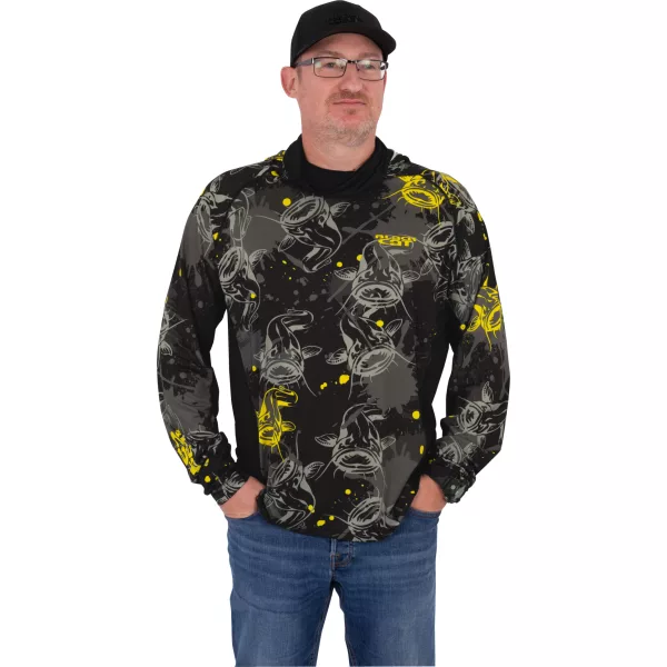 Black Cat Performance Sun Top Hosszú Ujjú UV Póló 2XL