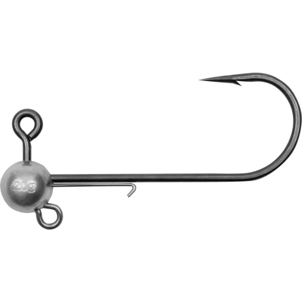 Black Cat Mega Jig Head 20gr 12/0 Testa piombata 2 pezzi