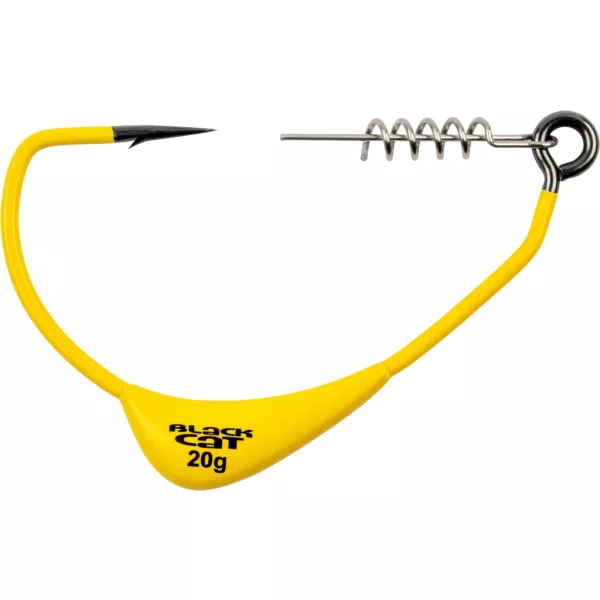 Black Cat Mega Offset Hook 10/0 20gr Amo offset 2 pezzi