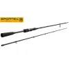 Sportex Black Pearl Maxx ULR 2,10m 2-9gr Ultra Light Canna da Spinning in 2 Pezzi