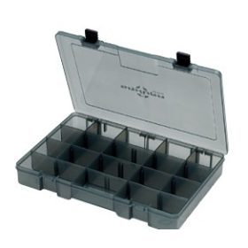   Sakura SK-9340 scatola per accessori / scatola per esche artificiali / 33 x 22,1 x 5 / colore fumo