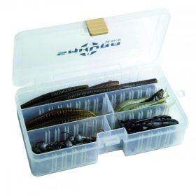   Sakura SK-80W scatola per accessori / scatola per esche artificiali / 21,4 x 11,8 x 4,5 / colore trasparente