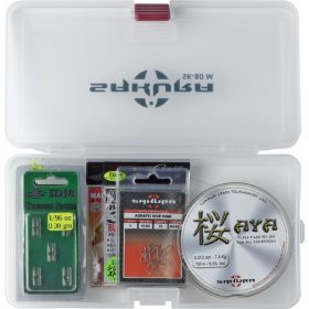   Sakura SK-80M scatola per accessori / scatola per esche artificiali / 21,4 x 11,8 x 4,5 / colore trasparente