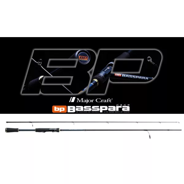 Major Craft Basspara BXS-662UL EX.Fast 1,98m 0,8-7gr Canna da Spinning in 2 pezzi