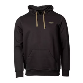   Nash Make It Happen Hoody Fish Logo Black Felpa con Cappuccio Nera M