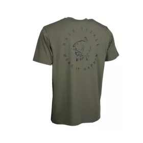 Nash Make It Happen Carp Logo T Shirt Verde Taglia 2XL