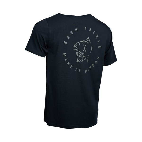 Nash Make It Happen Carp Logo T Shirt Maglietta Nera 2XL