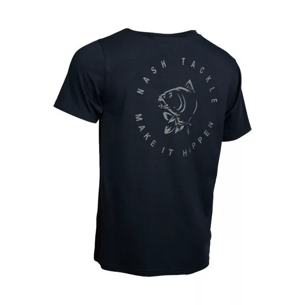 Nash Make It Happen Carp Logo T Shirt Maglietta Nera 3XL
