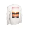 Nash Make It Happen Sunset Long Sleeve T Shirt Ecru Maglietta a Maniche Lunghe 3XL