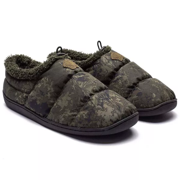 Nash Camo Deluxe Bivvy Pantofole da Tenda 43