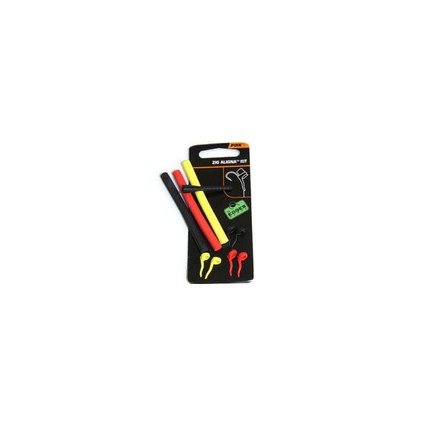 Fox EDGES™ Zig Aligna™ - Kit (red/yellow/black) Adattatore per girare l'amo