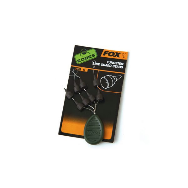 Fox EDGES™ Tungsten Line Guard Beads - x 8 Perlina in gomma