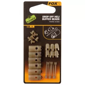 Fox Edges™ Drop Off Heli Buffer Beads Perline in Gomma