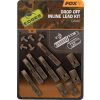 Fox Camo Inline Lead Drop Off Kits Kit x5 Clip piombo