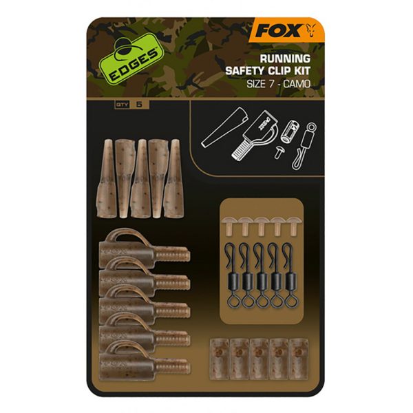 Fox Edges Camo Set di Clip per Piombo