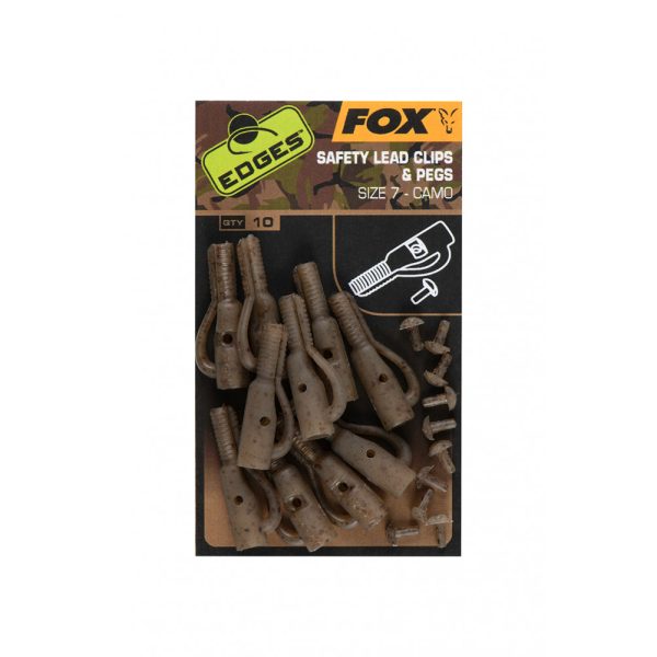 Fox Edges Camo 7 Clip per Piombo 10pz