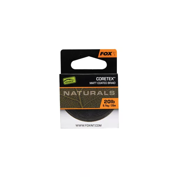 Fox Edges Naturals Coretex 9,1kg 20m Treccia per Terminale