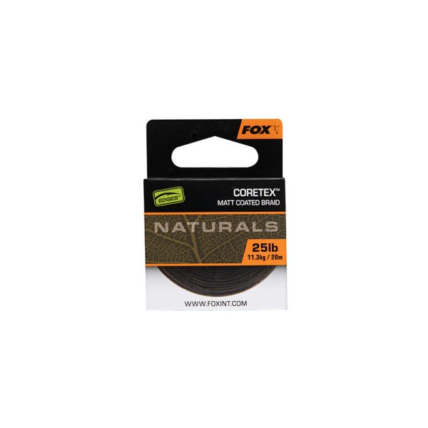 Fox Edges Naturals 11,3kg 20m Treccia per Terminale