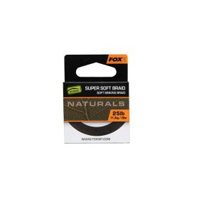   Fox Edges Naturals Super Soft Braid Lenza Trecciata per Terminale 25lb 20m